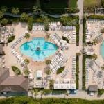 Sanctuary Hotel - Development Rep - Both Pools Aerial